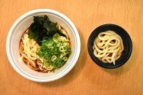 完成したうどん