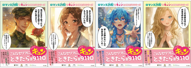 キュンとくるセリフシリーズのポスター