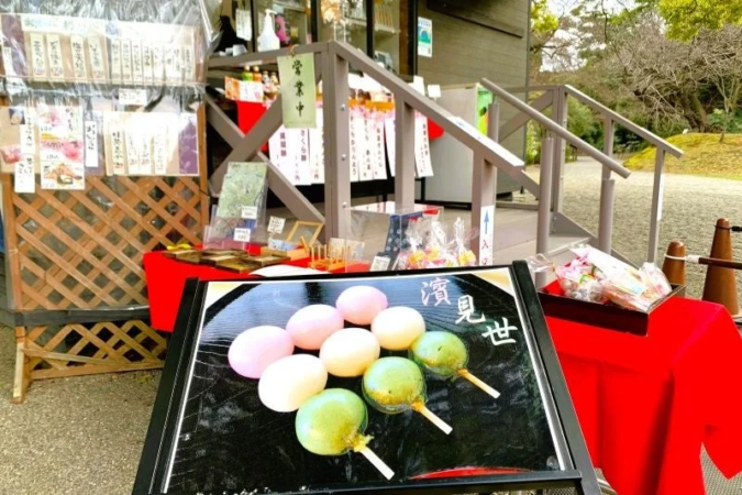 浜離宮恩賜庭園のお茶菓子イメージ