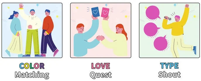 3つの「出会い方」を演出