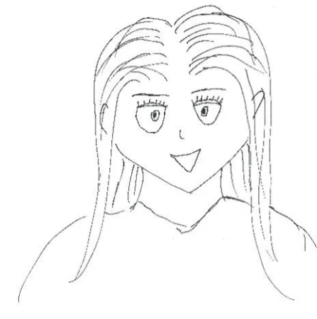 藤森慎吾さんの妻の似顔絵