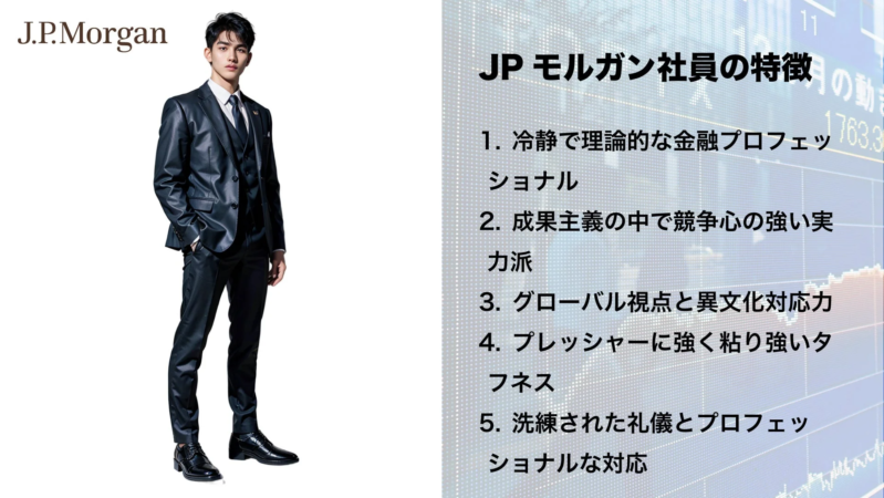 JPモルガン社員の特徴