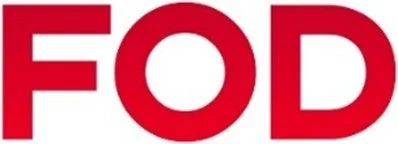 白い背景に赤色で「FOD」と書かれたロゴマーク