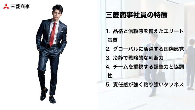 三菱商事の男性社員