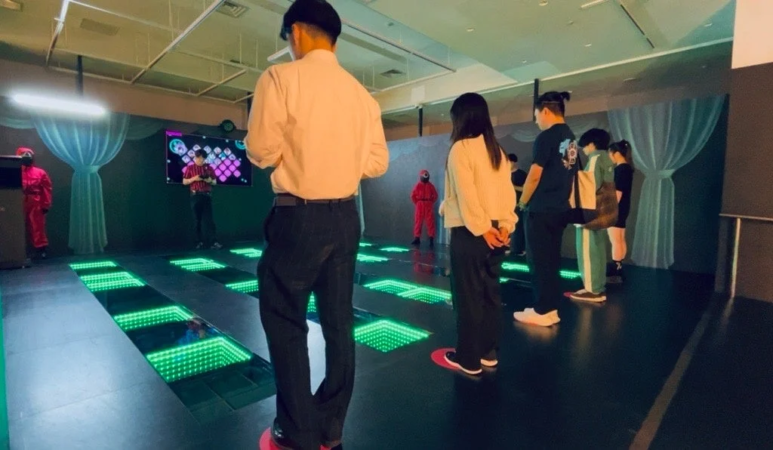 イカゲームのインタラクティブなゲーム