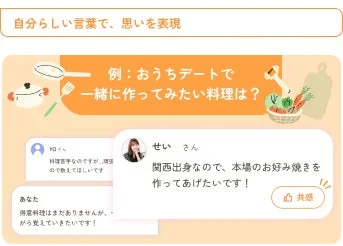 お題機能の画面