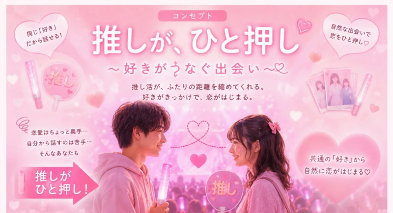 推し活婚活のアイデア