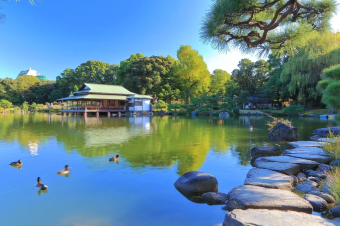 清澄庭園の風景